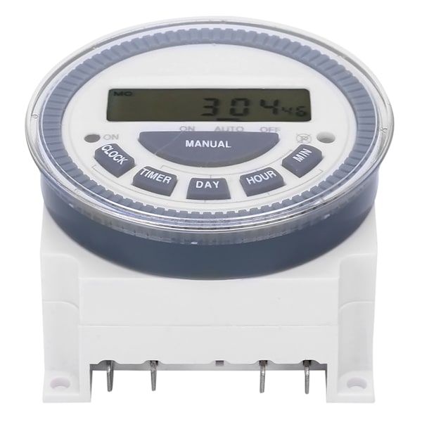 Timer Switch Elektronisk LCD Digital Display Tidsstyring TM619H‑2 DC12VAC