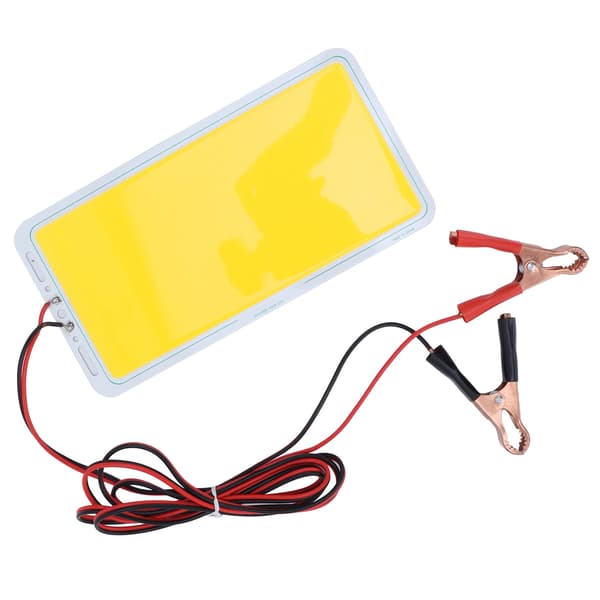 COB LED Panel Lys med Klips DC12V/70W Integreret Lampekilde til Udendørs Camping Telt Varm Hvid