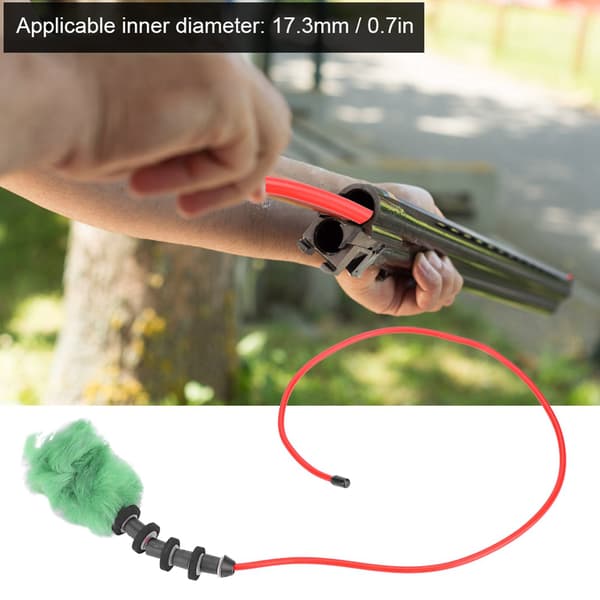 Ull Paintball Fat Dra genom Squeegee Rep Puhdistusnaru Vihreä