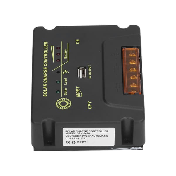 MPPT Solar Charge Controller 12V 24V 20A Fotovoltaisk Strømgenerering MCU Kontrol