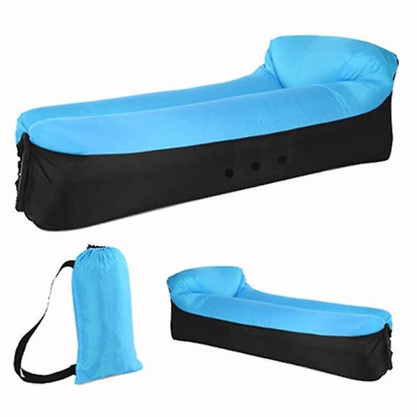 Vuxen Beach Lounge Stol Snabbfällbar Camping Sovsäck Vattentät Uppblåsbar Soffväska Lazy Camping Sovsäckar Luftsäng