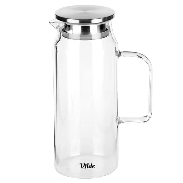 【BQ】Glaskande med si-låg, 1,5 L borosilikat-FF- 613