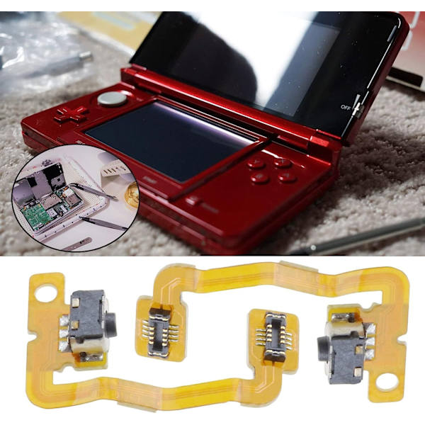 2 set L/R Switch Flex-kabelbyte Kompatibel med Nintendo 3DS