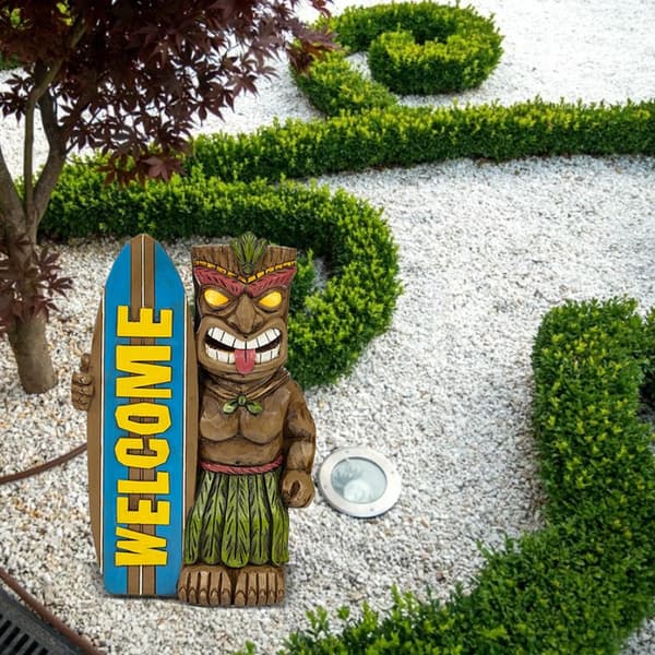 Utendørs Hage Velkomstskilt Surfebrett Ornament Statue Dekorasjon