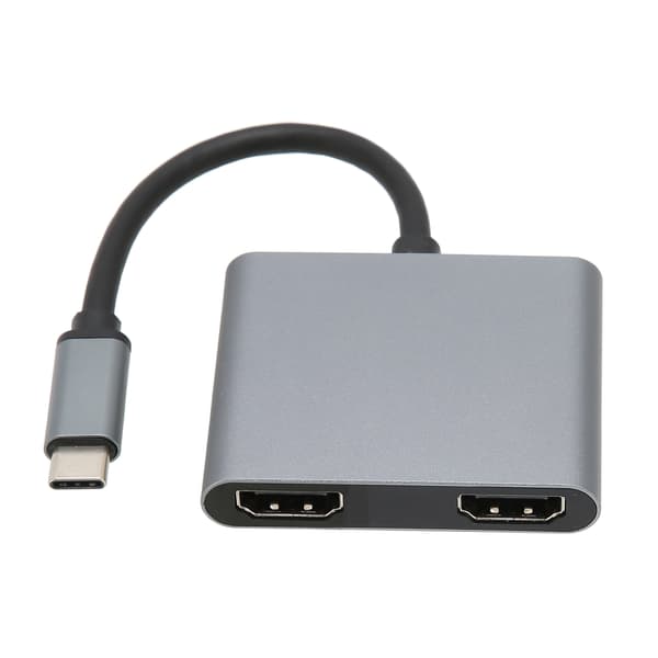 Type C til Dobbelt HD Multimedia Interface Adapter 4K 60hz til OS Tablet Pro Air 2020 2019 2018 til Dell XPS 13 15