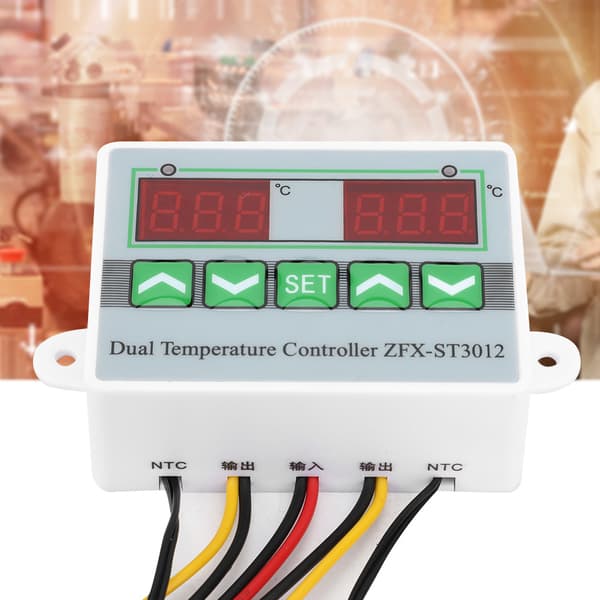 ZFX-ST3012 Intelligent Digital Temperaturregulator Dobbelt Display Elektrisk Mikrocomputer Termostat (220V)