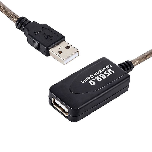 Usb-forlengelseskabel Slitesterk Praktisk Rask dataoverføring Adapterledning for hjemmetastatur og mer