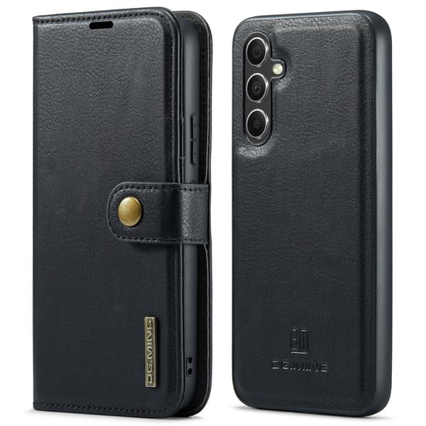 Samsung Galaxy A54 5G - Retro Lommebokveske med Magnetisk Design Grå