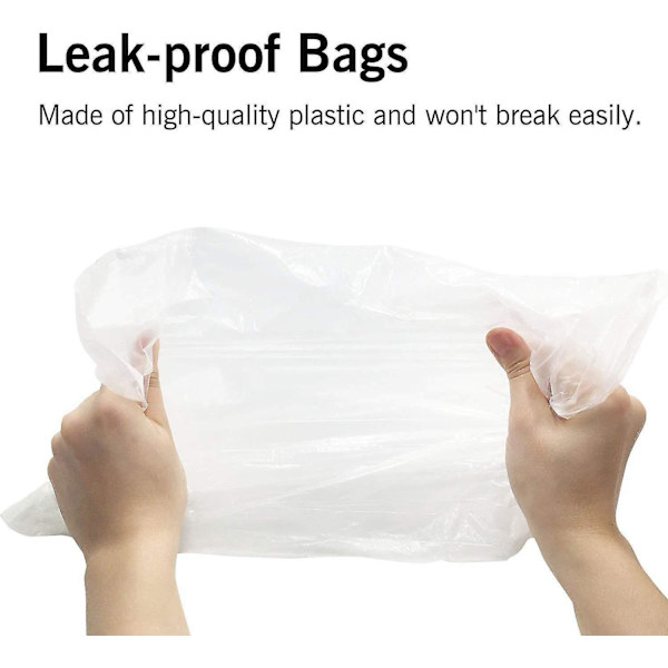 Pottfodral Engångs, 50-pack universal resepottpåsar med dragsko Potträning Toalettsits Plast Pottstolsfodral