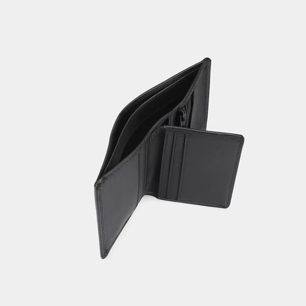 【BQ】Phonet Ægte Læder Pung Kortholder 105*80 mm Sort Black Black one size