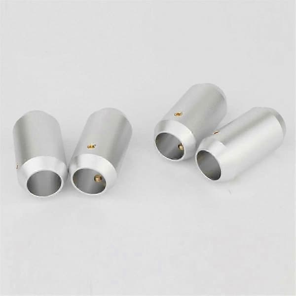 4-delt bi-wire høyttalerkabel med boot splitter for HiFi-lydsystem Silver