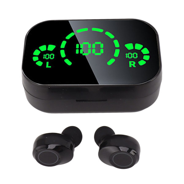 Bluetooth Ørepropper Touch Control HiFi Lyd Digital Strømdisplay Trådløse Øretelefoner til Laptop Tablet