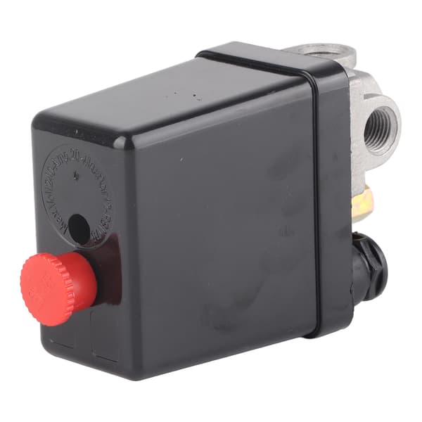 Luftkompressor trykkbryter NPT 1/2in 4 port justerbar kontrollventil 90-120 PSI