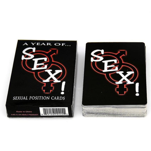 Ett år av sex vuxna nya sexuella poser spelkort