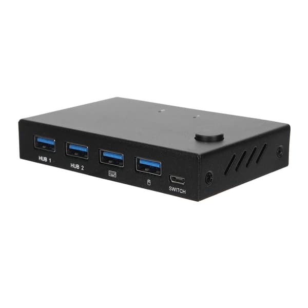 2 Port HDMI KVM Switch Audio Video Adapter HUB/HDMI/KVM Switch Box för Mus/Tangentbord
