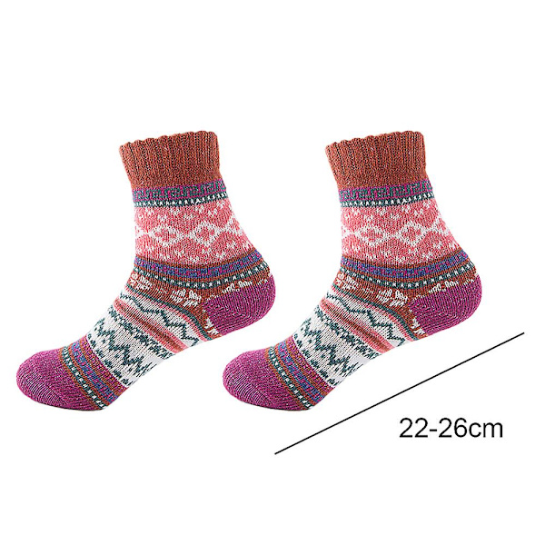 Wool Socks Thick Warm Soft Winter Knit Cozysuitable For Going Out In Winter-style 1