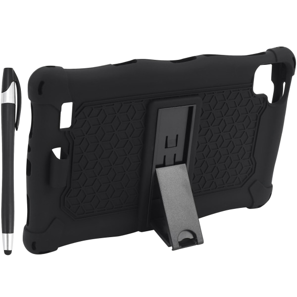 Case för Galaxy Tab A7 Lite 2021 8,7 tum T220 T225 case med penna Tablettställ för O Black