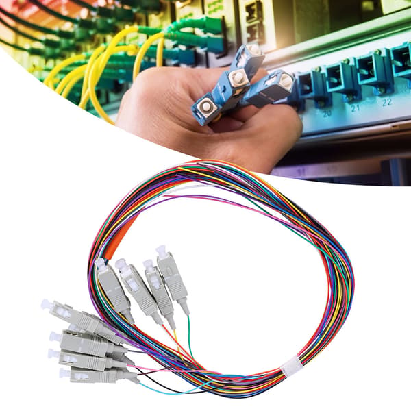 Fiber Pigtail Kabel Multimode Carrier Class Level 12 Kerner Sc UPC 62.5/125 med PVC Skal