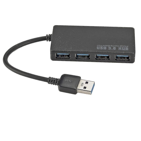 Hhcx-ultra-thin 4-port Usb3.0 Hub High Speed Indicator Light Usb Hub For Multi-device Computer Laptop