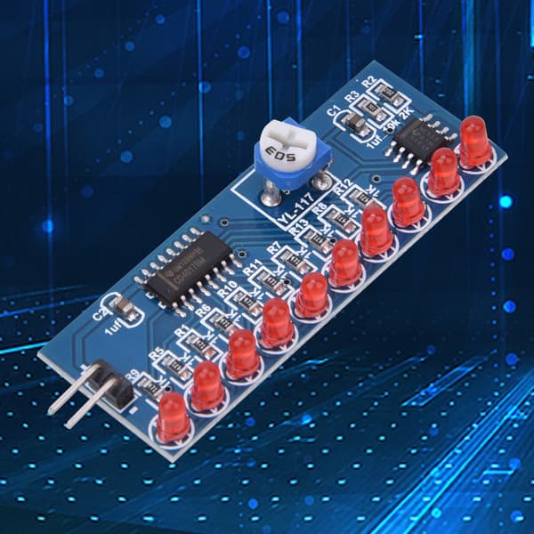 2 st NE555+CD4017 LED Chaser Vattenflödesljusmodul DIY Kit Elektronisk Krets