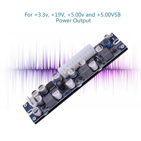 LD-200W 19V DC Inngangs Pin Strømmodul - Effektiv DC-ATX strømforsyning for datamaskin