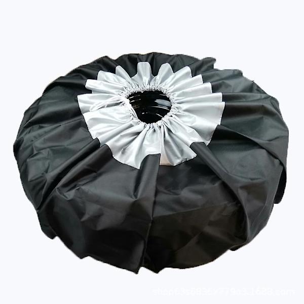 4 stk Dekkdeksel Reservedekkdeksel Dekkoppbevaringspose Halvpakning Støvtett solbeskyttelsesdeksel Universalt reservedekkdeksel 210d dekkdeksel 80*47cm