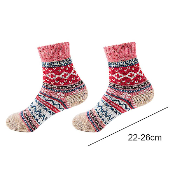 Wool Socks Thick Warm Soft Winter Knit Cozysuitable For Going Out In Winter-style 3