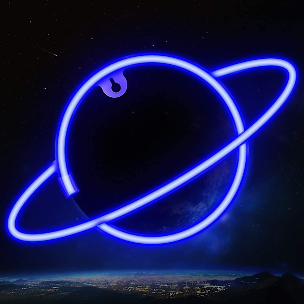 Planet Neonskyltar Led Nattljus Neonljus USB