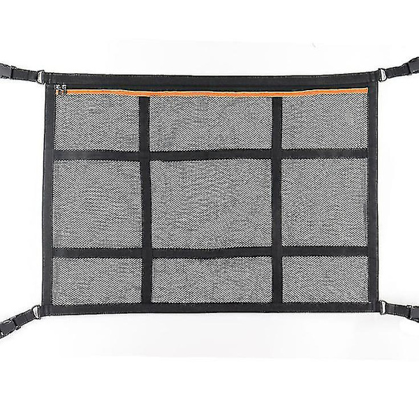 Car Ceiling Cargo Net Pocket Mesh Säilytyslaukku Auton organizer Black
