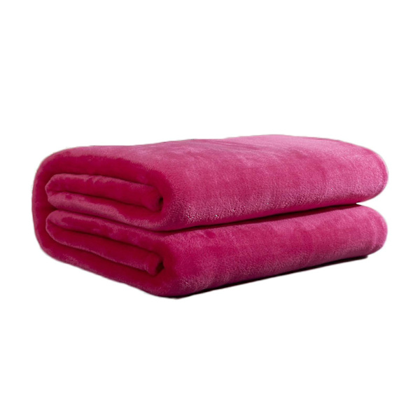 Täckefilt Mikrofiberflanell Mjuka filtar för bäddsoffor till soffa Ultravarma för alla årstider Gratis frakt Xinda Rose Red 100*180CM