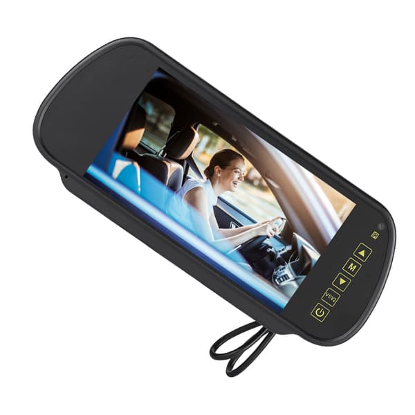 7\" LCD-skjerm Bakspeilmonitor for rygging