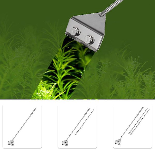 Rostfritt stål Aquarium Alg Scraper Fish Tank Cleaner