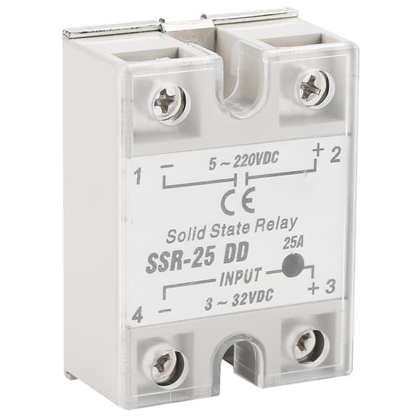 SSR-25 DD 25A 5-220VDC Solid State Relé For Industriell Automatisering