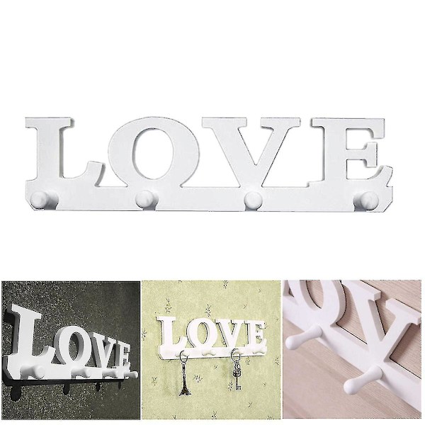 1:a Creative Wood Love English Word Krok För Matsal Sovrum Vardagsrum Badrum