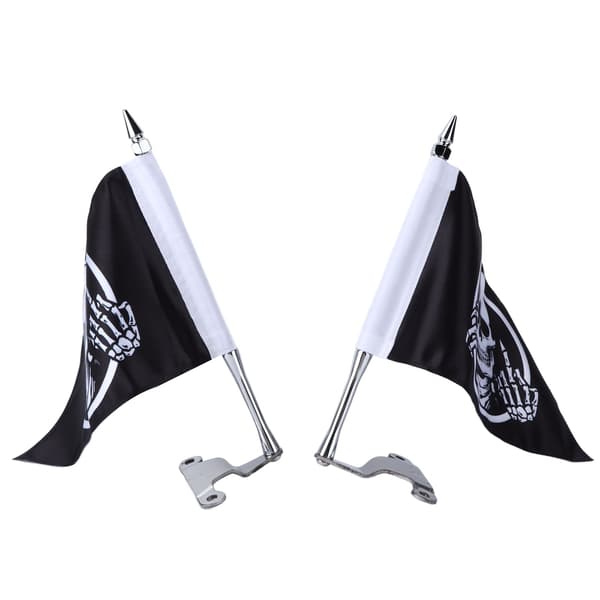 Skull Flag Trunk Lock Mount Kit til Gold Wing Tour DCT 2018-2020