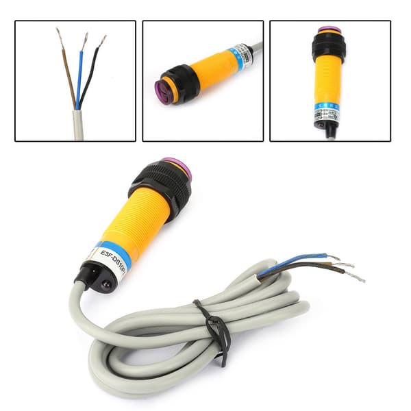 10 cm fotoelektrisk bryter PNP NO nærhetssensor DC636V E3FDS10P1