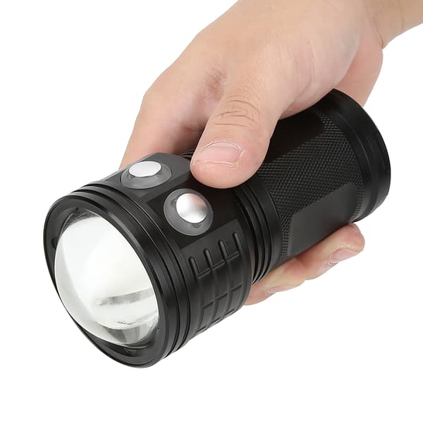 Vedenpitävä 400LM COB LED-taskulamppu 100M vedenalainen valokuvaus sukellusvalo