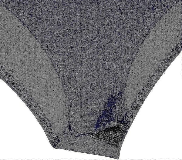 Ärm Hals Dräkt Andningsbar Stretch True Navy Blue S