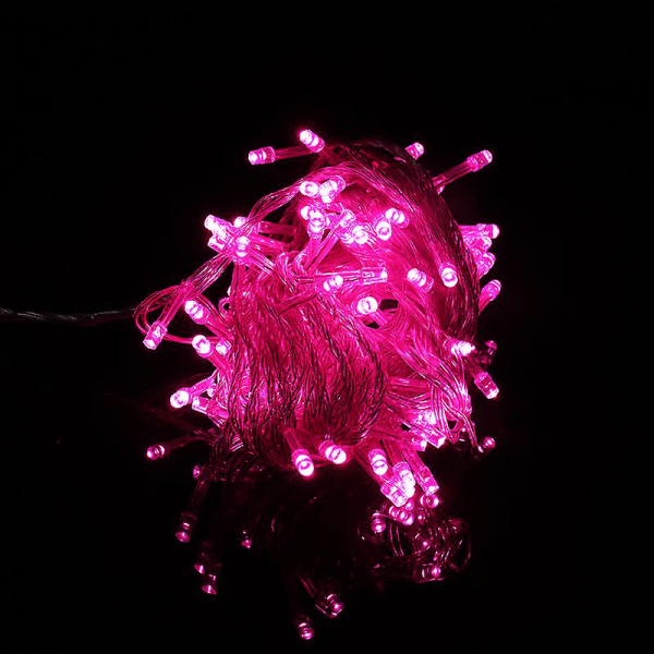 Gypsophila String Lights Jouluvalot Häät String Lights Holiday Decoration Pink 20M-200LED