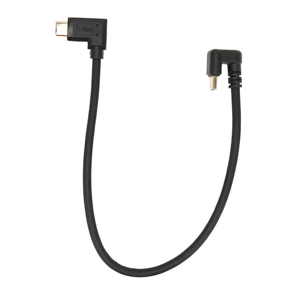 Type C Datakabel Hann til Hann 10 Gbps Rask Lading 4K 60Hz Albue Data Forlengelseskabel 11,8 tommer