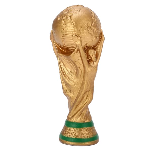 Miljøvenlig PVC Verdensmesterskabstrofæ Ornament 7cm