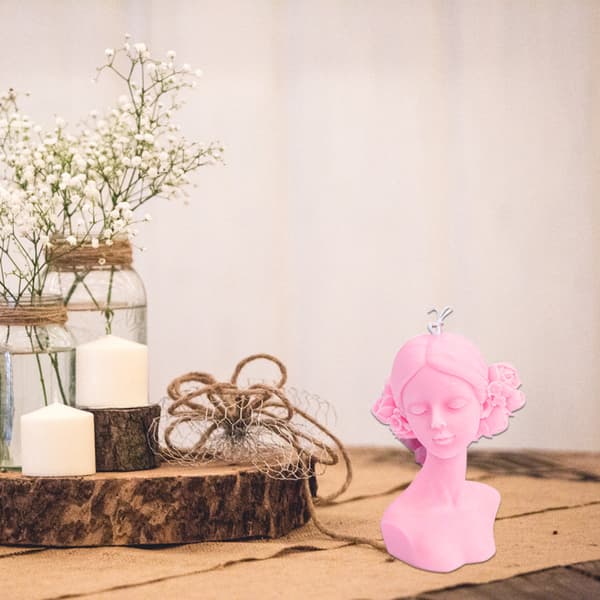DIY 3D Lady Body Shape Silikonljusform för ljustillverkning