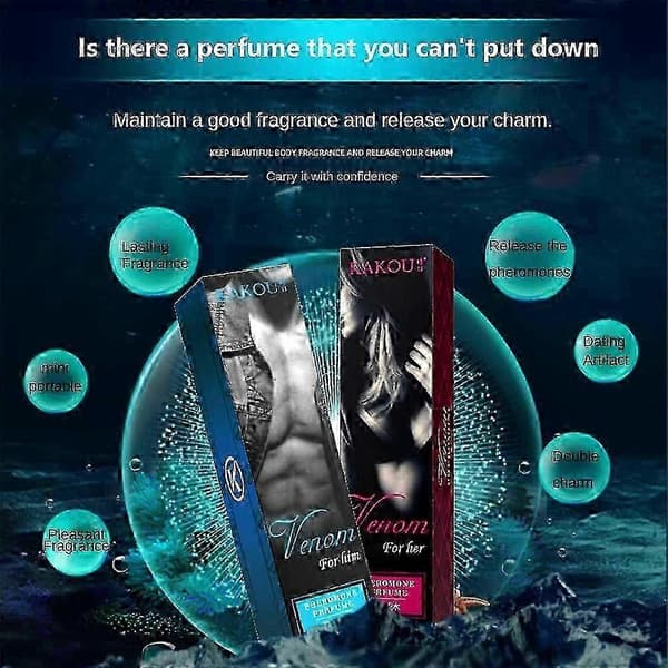 【BQ】3 stk. Venom Feromon Duft Parfume Til Mænd/Kvinder Langvarig Stimulerende 10 ml