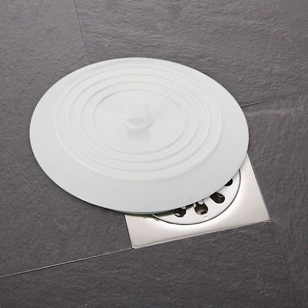 Silikone flad vask Plug-hvid