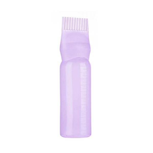 3 stk hårapplikatorflaske, hårfarvekamapplikator Essential hårfarveværktøj Rootkamapplikator hårfarveflaske Purple