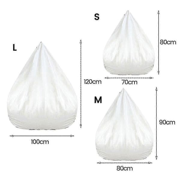 【BQ】Innerfôr Vanntett Lazy Bean Bag Sofatrekk, Ingen Fylling 100X120 CM
