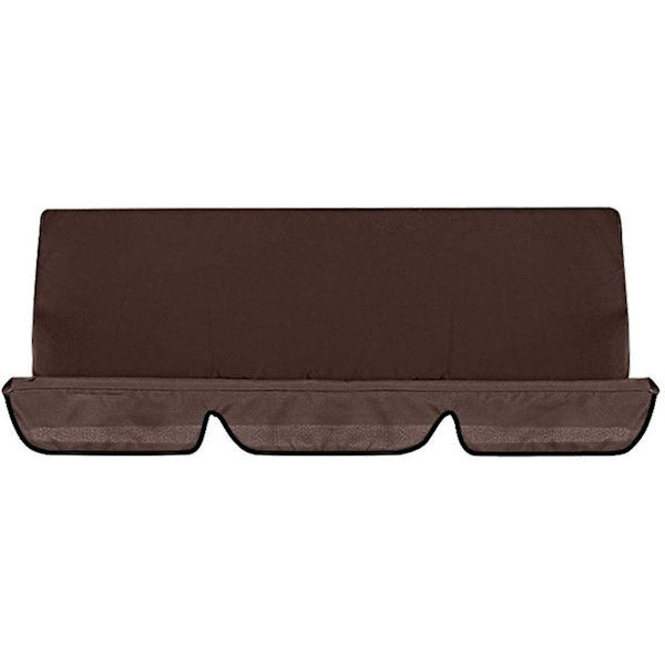 Patio Swing Chair Seat Cover Patio Dustproof Replacement Cover Brown