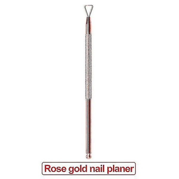 Dobbel ende Sølv Nail Cuticle Stick Manikyrverktøy Dual Ended Remove Polish|cuticle pushere