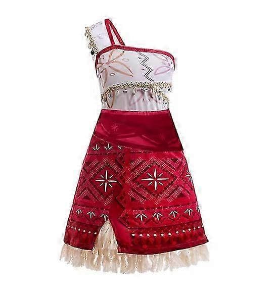 Pigernes nye Vaiana 2-kostume pigetøj 100 cm