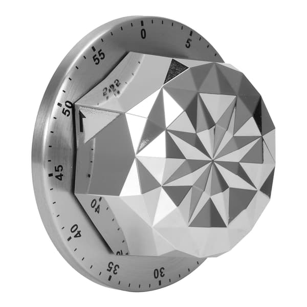 Magnetisk Mekanisk Timer Rustfritt Stål Matlaging Baking Nedtelling Påminnelse